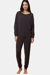 Triumph Cotton Loungewear Top - Midnight Purple — thumbnail 5